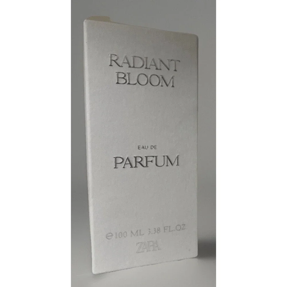 Zara Radiant Bloom Eau De Parfum Spray 3.38 Oz / 100 mL Cologne New Rare